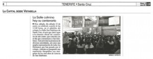 El Día - Sábado 22 de enero de 2011 - Página 6 "La Salle culmina hoy su centenario"
